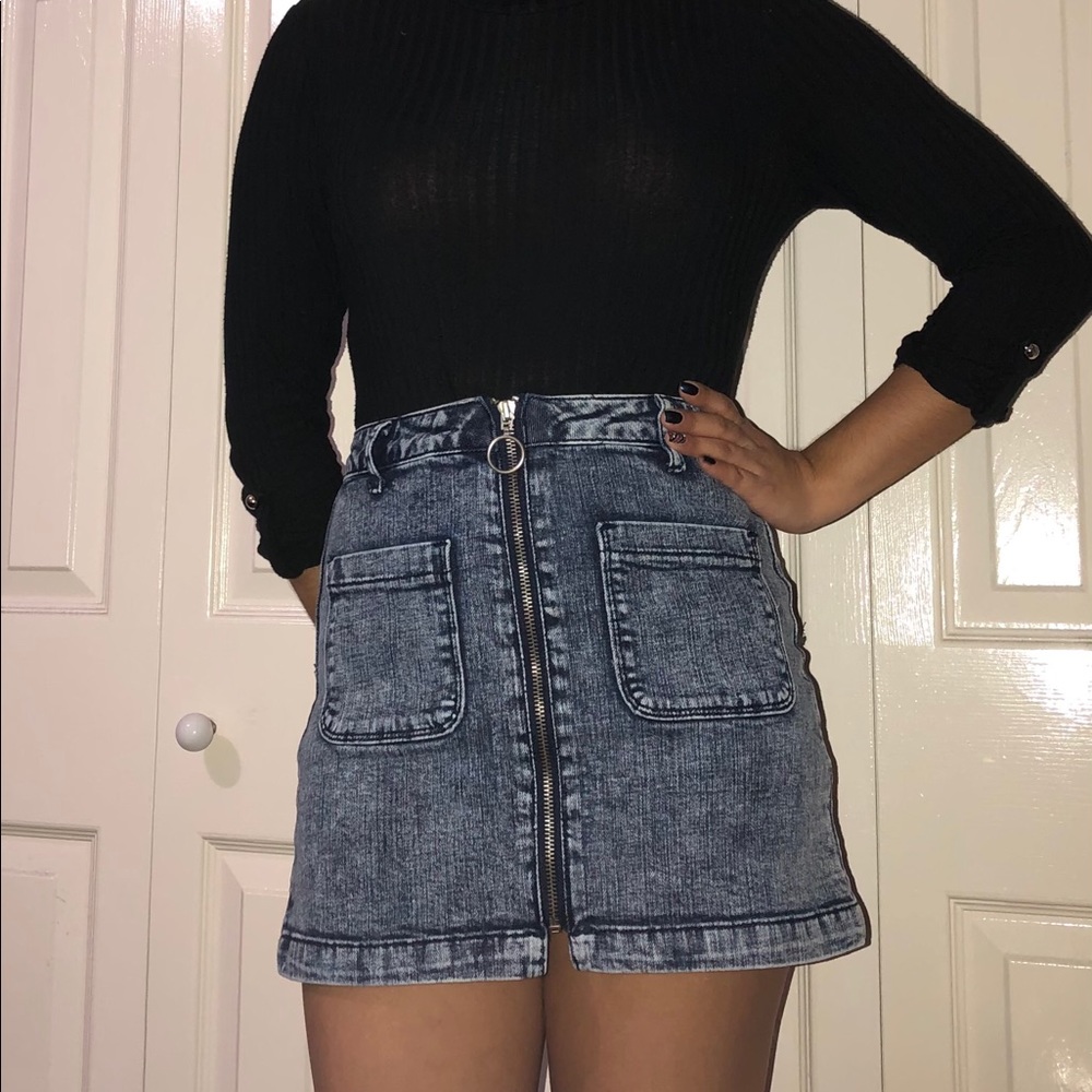 Blue Jean mini skirt